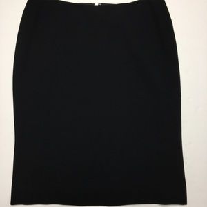 Ellen Tracy Women's Black Pencil Skirt Size 12